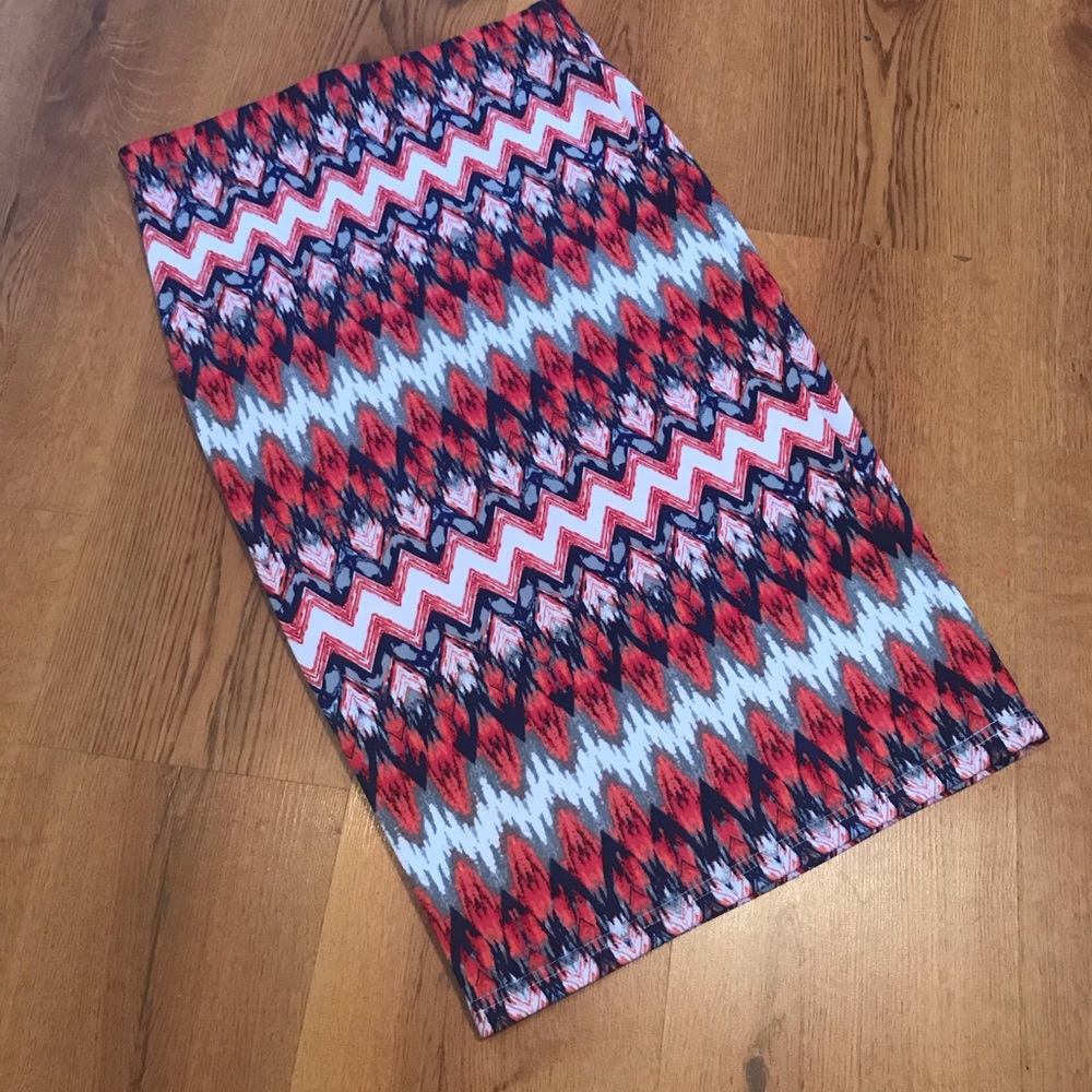 Sequin hearts Pencil skirt